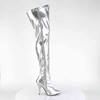 Pleaser - SEDUCE3000 Cuissardes - Couleur argent Product image